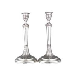 A Pair of Empire Candlesticks from Késmárk