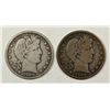 Image 1 : 1909 VG/FINE & 1909-O FINE BARBER HALF DOLLARS