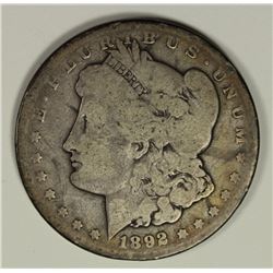 1892 CC MORGAN SILVER DOLLAR