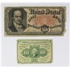 Image 1 : TWO PIECE FRACTIONAL CURRENCY