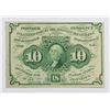 Image 1 : 1862 TEN CENT POSTAGE CURRENCY