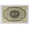Image 2 : 1862 TEN CENT POSTAGE CURRENCY