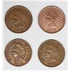 Image 1 : GROUP OF FOUR INDIAN HEAD CENTS - SEE DESCRIPTION