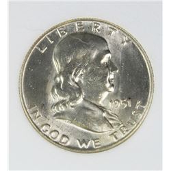 1951 FRANKLIN HALF DOLLAR