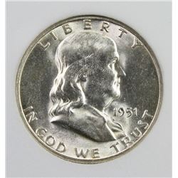 1951-S FRANKLIN HALF DOLLAR