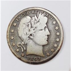 1893-S BARBER HALF DOLLAR