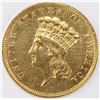 Image 1 : 1861 $3.00 GOLD