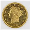 Image 1 : 1889-S $20 GOLD LIBERTY