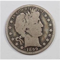 1899-O BARBER HALF DOLLAR