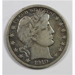 1910-S BARBER HALF DOLLAR