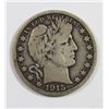 Image 1 : 1915 BARBER HALF DOLLAR