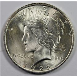 1922 PEACE SILVER DOLLAR