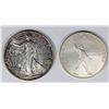 Image 1 : SILVER COMMEM AND 1993 AMERICAN SILVER EAGLE