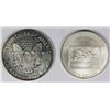 Image 2 : SILVER COMMEM AND 1993 AMERICAN SILVER EAGLE