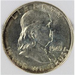 1949-S FRANKLIN HALF DOLLAR