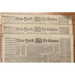 3 CIVIL WAR NEWSPAPERS