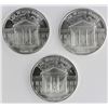 Image 1 : 3 PCS. DONALD TRUMP SILVER ROUNDS