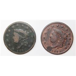 1819 & 1820 LARGE CENTS