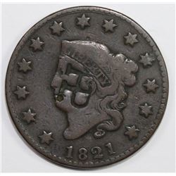 1821 LARGE CENT