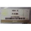 Image 3 : LOT OF 1834 LARGE CENTS