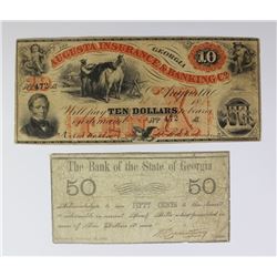 1864 AND 1844 GEORGIA NOTES