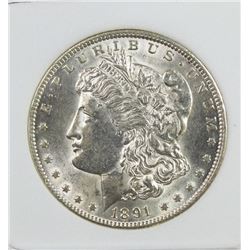 1891-CC MO RGAN SILVER DOLLAR