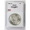 Image 3 : 1891-CC MO RGAN SILVER DOLLAR