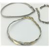 Image 2 : MISC. LOT OF STERLING SILVER BRACELETS