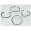 Image 1 : 4 STERLING SILVER BRACELETS