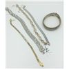 Image 1 : FIVE STERLING SILVER BRACELETS