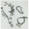 Image 1 : FOUR STERLING SILVER BRACELETS