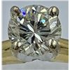 Image 2 : 14K YELLOW GOLD DIAMOND SOLITAIRE RING