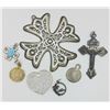 Image 1 : MISC STERLING PENDANT LOT