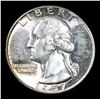 Image 2 : 1957-p Original Mint Set Toning . Washington Quarter 25c Grades GEM Unc
