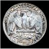 Image 3 : 1957-p Original Mint Set Toning . Washington Quarter 25c Grades GEM Unc