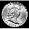 Image 2 : 1954-p . . Franklin Half Dollar 50c Grades Select Unc
