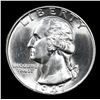 Image 2 : 1947-p . . Washington Quarter 25c Grades GEM Unc
