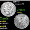 Image 1 : 1897-s . . Morgan Dollar $1 Grades Select Unc