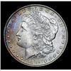 Image 2 : 1889-p Rainbow Toned . Morgan Dollar $1 Grades Choice Unc