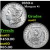 Image 1 : 1880-o . . Morgan Dollar $1 Grades Select Unc