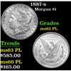 Image 1 : 1887-s . . Morgan Dollar $1 Grades Select Unc PL