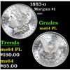 Image 1 : 1883-o . . Morgan Dollar $1 Grades Choice Unc PL