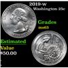 Image 1 : 2019-w . . Washington Quarter 25c Grades Select Unc