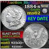 Image 1 : ***Auction Highlight*** 1884-s . . Morgan Dollar $1 Graded Select Unc By USCG (fc)