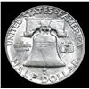Image 3 : 1954-p . . Franklin Half Dollar 50c Grades Select Unc