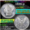 Image 1 : ***Auction Highlight*** 1896-p . . Morgan Dollar $1 Graded GEM+ UNC DMPL By USCG (fc)