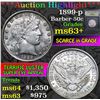 Image 1 : ***Auction Highlight*** 1899-p . . Barber Half Dollars 50c Graded Select+ Unc By USCG (fc)