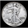 Image 2 : 1943-p . . Walking Liberty Half Dollar 50c Grades vf++