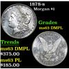 Image 1 : 1878-s . . Morgan Dollar $1 Grades Select Unc DMPL