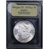 Image 2 : ***Auction Highlight*** 1878-p 7tf . . Morgan Dollar $1 Graded Choice+ Unc By USCG (fc)